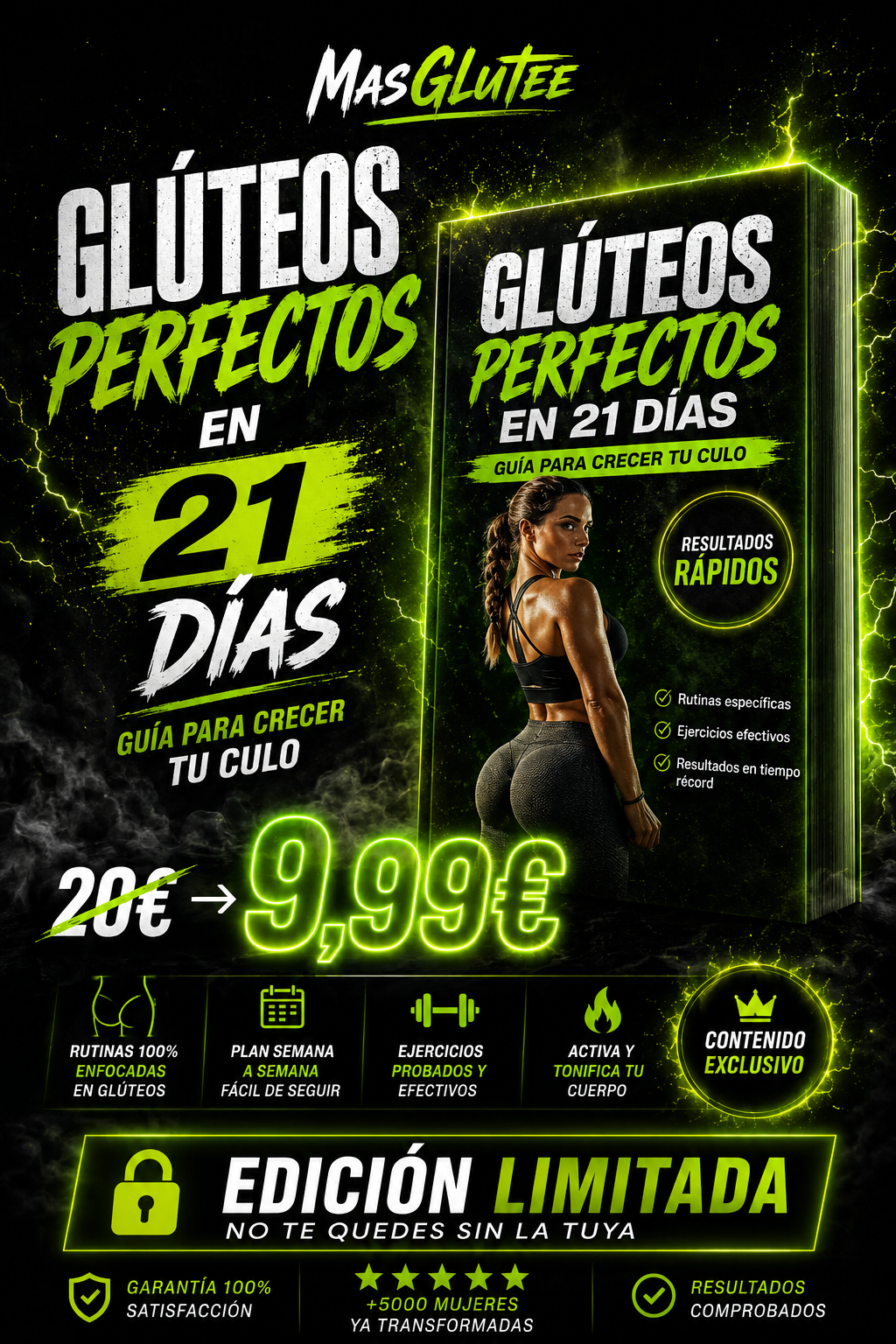 Guia para tener Gluteo en menos de 21 dias